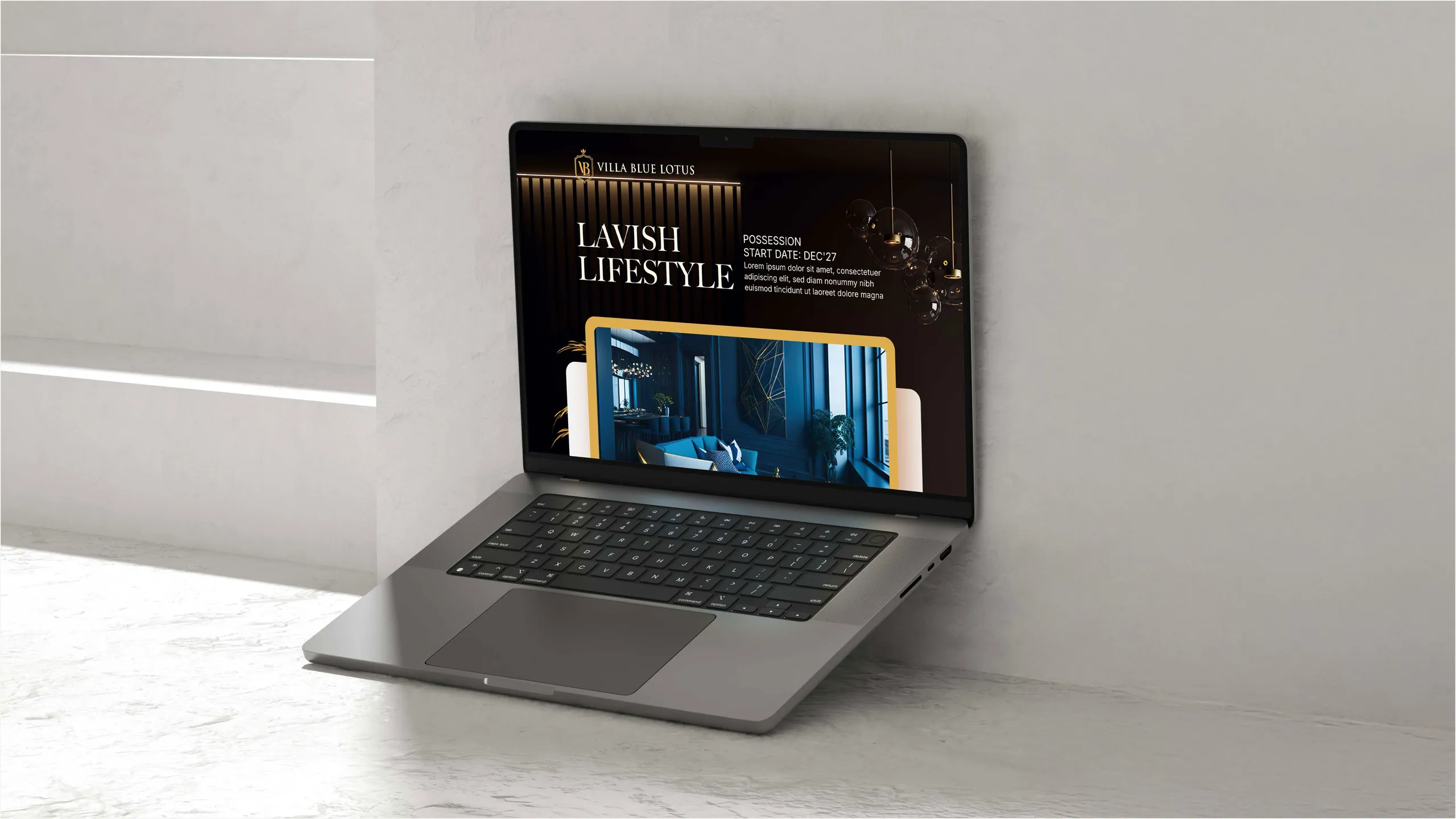 Villa Blue Lotus brand identity 7